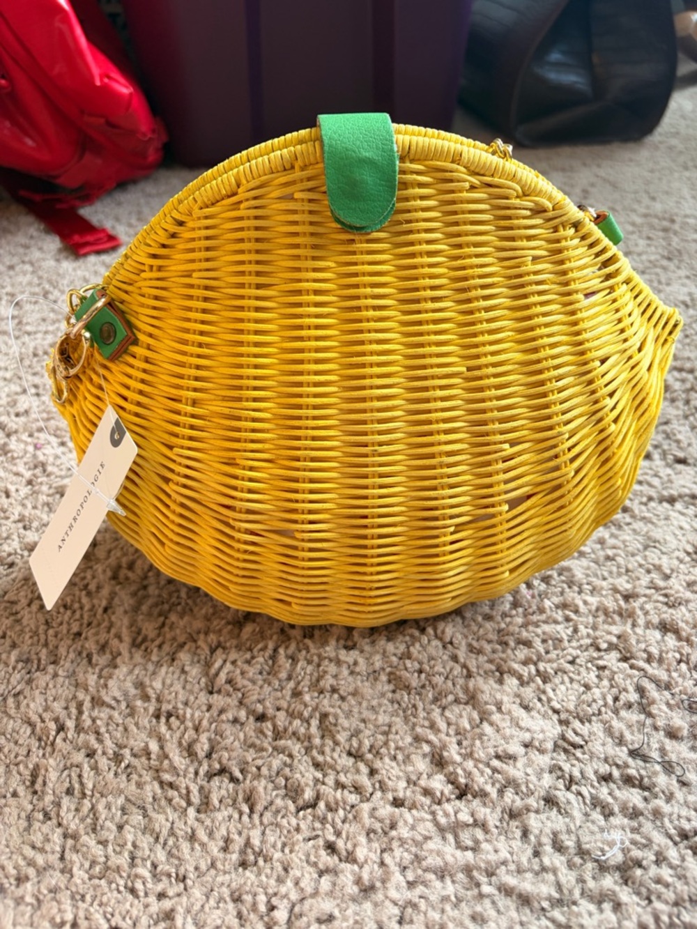 Anthropologie Lemon Bag